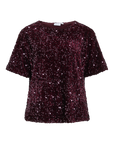Vifaith O-Neck S/s Sequin Top/2