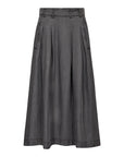 Anyacc Denim Pleat Skirt