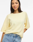 Viliga 2/4 O-Neck Knit Top - Noos