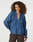 JANIS DENIM BLOUSE