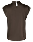 Fleur Drapy Satin Blouse