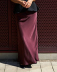 Vicky Heavy Sateen Skirt