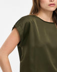 Viellette S/s Satin Top - Noos