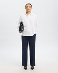 Slwrita Mw Wide Pant Dark Sap Mel Noos