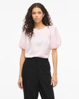 Viellette 2/4 Satin Puff Top - Noos