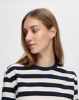 Slwessential Ls Striped Boxy Tee Noos