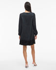 Viveer O-Neck L/s Short Dress/dc/r