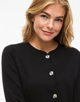 Visway O-Neck L/s Button Knit Cardigan