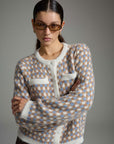 Vialdis O-Neck Knit Cardigan/rn