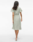 Vilovie S/s Wrap Midi Dress - Noos