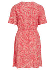 Vigrace V-Neck S/s Short Dress - Noos