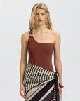 Slfbari One Shoulder Swimsuit