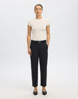 Slfrita-Ria Mw Cropped Pant Fd Noos