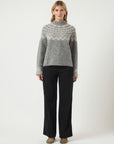Yasliri Ls Wool Blend Knit Pullover