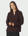 Astrida Dotted Blouse