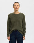 Slflulu Ls Knit O-Neck Noos