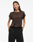 Viellette S/s Satin Top - Noos