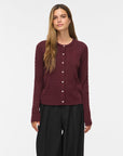 Vikerry Cable L/s Knit Cardigan-Noos