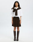 Slflulu Brushed Hw Knit Skirt