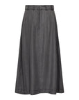Anyacc Denim Pleat Skirt