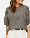 Viliga 2/4 O-Neck Knit Top - Noos