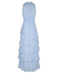 Marli Solid Chiffon Dress