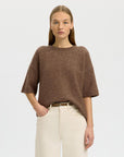 Slflulu 2/4 Knit O-Neck Noos