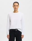 Slfessential Ls Boxy Tee Noos