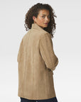 NAMY IMITATED SUEDE BLAZER