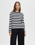 Slwessential Ls Striped Boxy Tee Noos