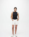 Vikenza U-Neck S/l Tank Top Rev - Noos