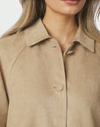 Editta Faux Suede Jacket