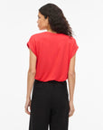 Viellette S/s Satin Top - Noos