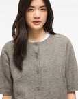Viliga 2/4 O-Neck Knit Cardigan - Noos