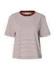Slwessential Ss Striped Boxy Tee Noos