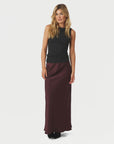 Vicky Heavy Sateen Skirt