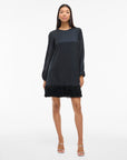 Viveer O-Neck L/s Short Dress/dc/r
