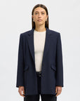 Slwrita Ls Relaxed Blazer D Sap Mel Noos