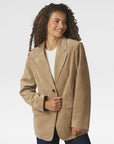 NAMY IMITATED SUEDE BLAZER