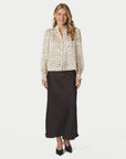 Astrida Flower Jacquard Blouse