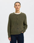 Slflulu Ls Knit Short Cardigan Noos