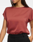 Viellette S/s Satin Top - Noos