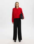 SLFSIA RAS CROPPED CARDIGAN