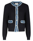 Zelma Knit Denim Cardigan