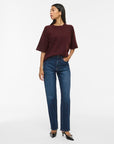 Viliga 2/4 O-Neck Knit Top - Noos