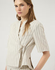 Yaslinura 2/4 Linen Blend Blazer