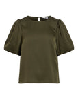 Viellette 2/4 Satin Puff Top - Noos