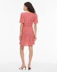 Vigrace V-Neck S/s Short Dress - Noos