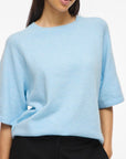 Viliga 2/4 O-Neck Knit Top - Noos