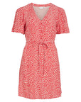 Vigrace V-Neck S/s Short Dress - Noos